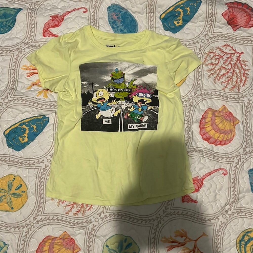 Two hilarious and cute Rugrats graphic tees.